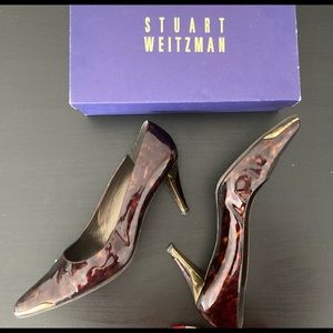 Stuart Weitzman patent leather pumps